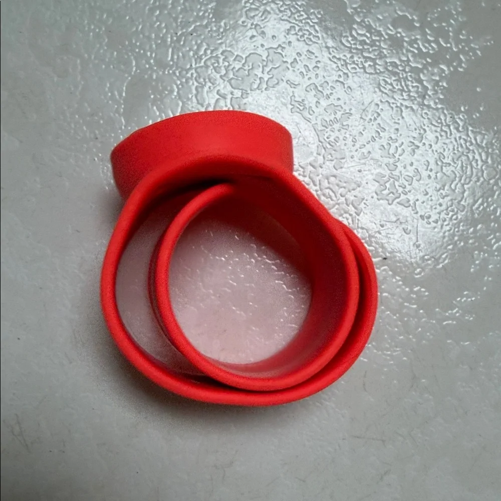 Red Silicone Slap-On Watch needs battery